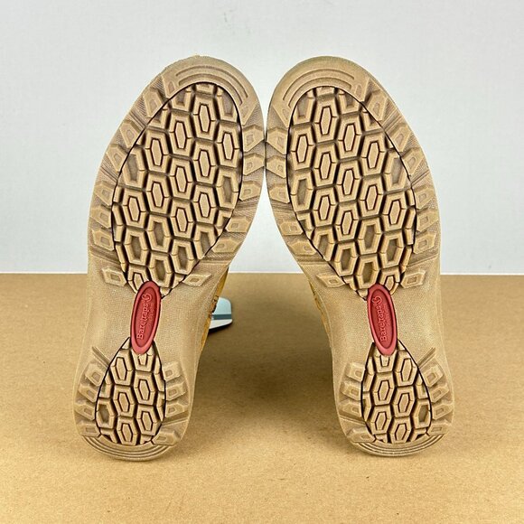 BareTraps Avita Suede Faux Fur Ankle Boots Womens 8 Tan Side Zip Weatherproof - Picture 7 of 11